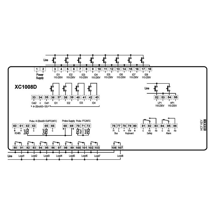 dixell_xc1008d_wiring
