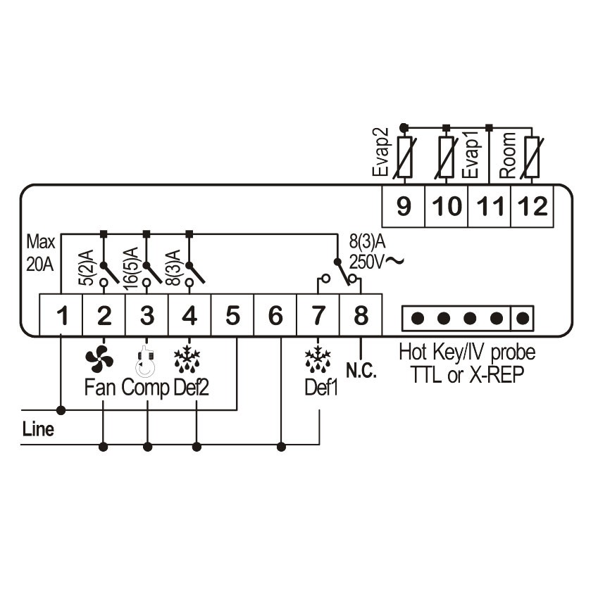 dixell_xr64cx-5n0c0_wiring_1
